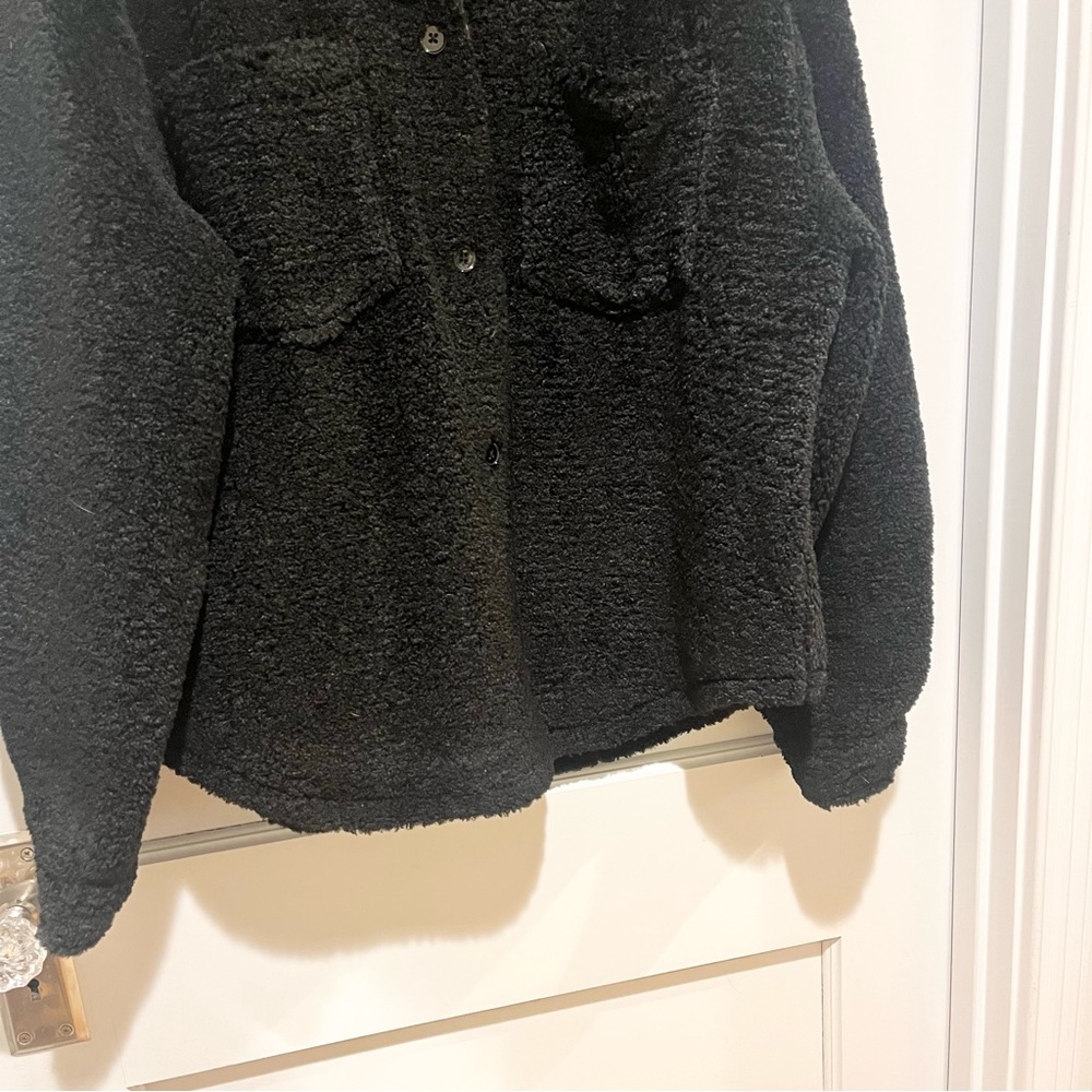 Sincerely Jules x Bandier Aspen Sherpa Black Leopard M - Picture 7 of 10